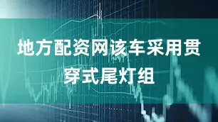 地方配资网该车采用贯穿式尾灯组