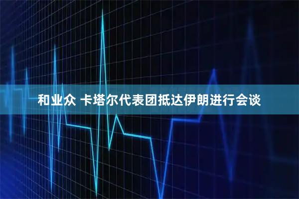 和业众 卡塔尔代表团抵达伊朗进行会谈